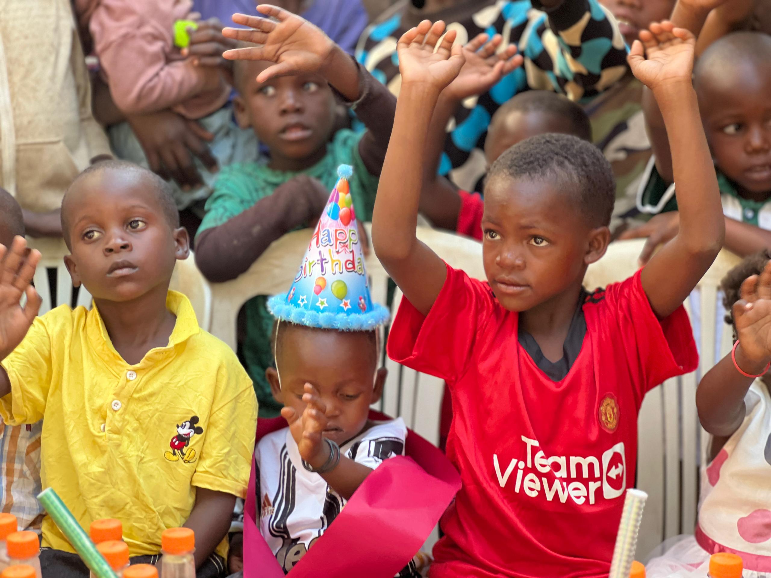 Children studying at HappyKids learning center